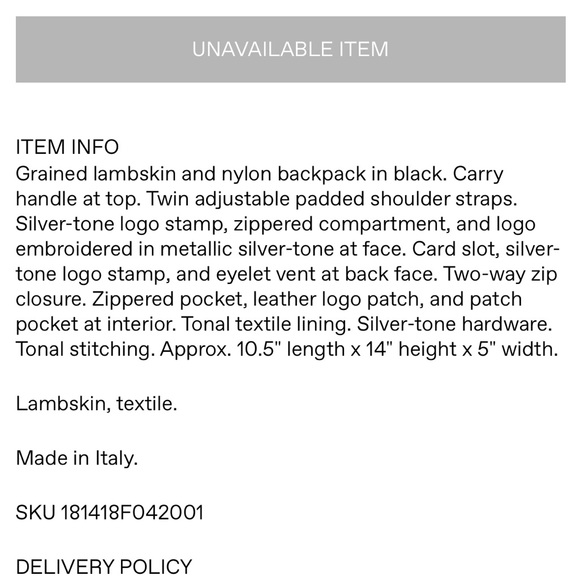 Saint Laurent backpack - Picture 9 of 9